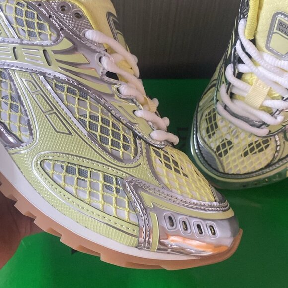 Bottega Veneta Yellow Sneakers - Orbit Collection - Picture 9 of 11